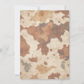 かわいいファームをテーマにした誕生日パーティーの少年と少女 招待状 (裏面)