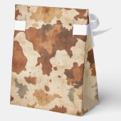 かわいいファームをテーマにした誕生日パーティー牛の皮 フェイバーボックス (裏面)