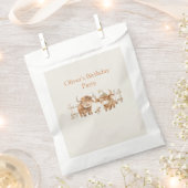 かわいいファームをテーマにした誕生日パーティー フェイバーバッグ (クリップ留めされた状態)