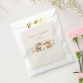 かわいいファームをテーマにした誕生日パーティー フェイバーバッグ (封をした状態)