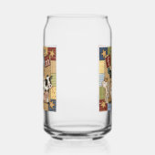 かわいいファームウェルカムカントリーファームハウス ガラス缶 (左)