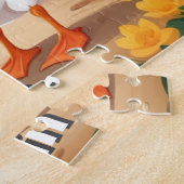 かわいいファームグースパーソナライズされた ジグソーパズル (側面)