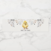 かわいいファームシック水の色のフローラ赤ちゃんシャワー ペットボトルラベル (シングルラベル)