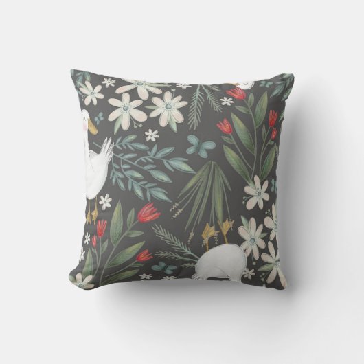 かわいいファームハウス素朴カントリーヴィンテージカジュアル クッション (正面)