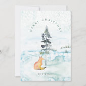 かわいいファームハウス風オーダーメイドクリスマスカード シーズンカード (正面)