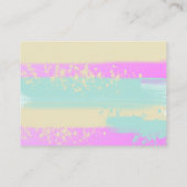 かわいいフィエスタタコスベビーシャワーおむつラッフルカード エンクロージャーカード (裏面)