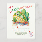 かわいいフィエスタタコツインズベビーシャワー最高の予算 (正面)