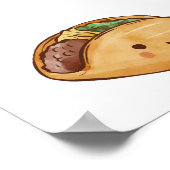 かわいいフィエスタタコベイビーシャワーウェルカム ポスター (角)