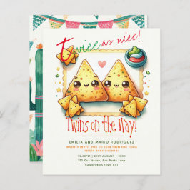 かわいいフィエスタツインズベビーシャワーNACHOS