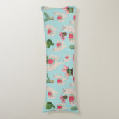 かわいいフィエスタラマ&サボパターン ボディピロー (正面縦)