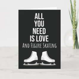 かわいいフィギュアスケートカード スケーター ウィンタースポーツ アイス カード
