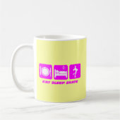 かわいいフィギュアスケート コーヒーマグカップ (左)