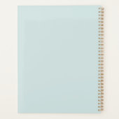 かわいいフィットネスガールイラストレーショントレーニングフィットネス プランナー手帳 (裏面)