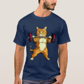 かわいいフィットネス猫たち – 子猫Tシャツ Tシャツ (正面)