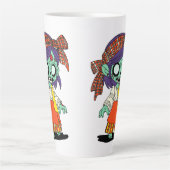 かわいいフィリピノゾンビ カフェラテマグ (正面)