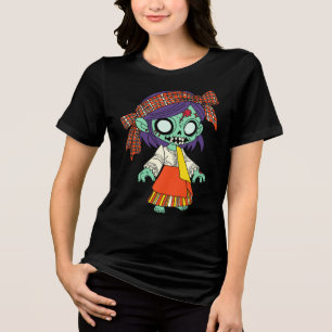 かわいいフィリピノゾンビ トライブレンドTシャツ