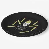 かわいいフイルズレストランバースデーパーティー紙プレート ペーパープレート (アングル)