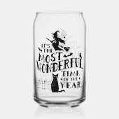 かわいいフェスティバルで最も素晴らしいタイムハロウィーン ガラス缶 (裏面)