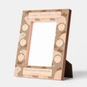 かわいいフェスティバルキッズ名前をカスタムする誕生グラウンドホッグデイ レーザー彫刻フレーム (左)