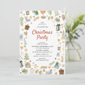 かわいいフェスティバルクリスマスパーティー 招待状 (スタンド正面)