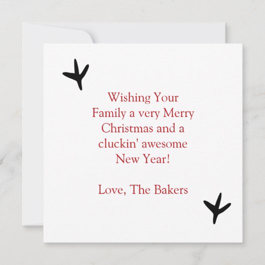 かわいいフェスティバルチキンクラッキン'グッドクリスマス (裏面)