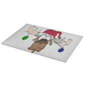 かわいいフェスティバルトナカイ カッティングボード (角)