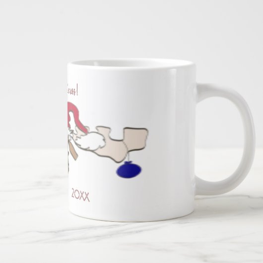 かわいいフェスティバルトナカイ ジャンボコーヒーマグカップ (右)