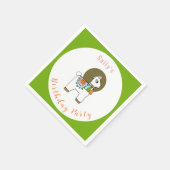 かわいいフェスティバルピナラマBIrthdayパーティー スタンダードカクテルナプキン (角)