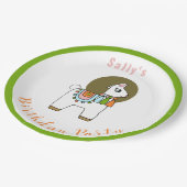 かわいいフェスティバルピナラマBIrthdayパーティー ペーパープレート (アングル)