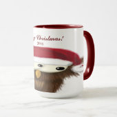 かわいいフェスティバルフクロウ マグカップ (正面右)