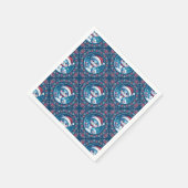 かわいいフェスティバルベアマンダラダイヤモンドタイルのデコパージュ スタンダードカクテルナプキン (角)