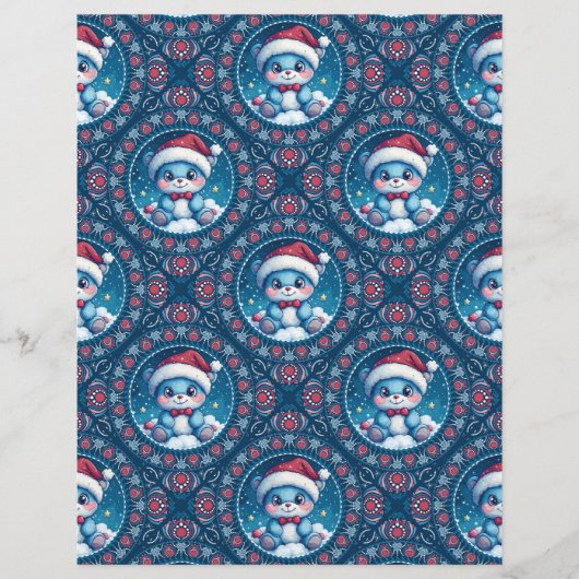 かわいいフェスティバルベアマンダラダイヤモンドタイルスクラップブック (正面)