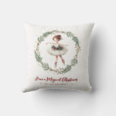 かわいいフェスティバルマジカルクリスマスバレリーナ クッション (裏面)