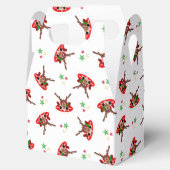 かわいいフェスティバルレッドカースキークリスマストインデナー フェイバーボックス (オープン)