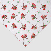 かわいいフェスティバルレッドカースキークリスマストインデナー 薄葉紙 (詳細)