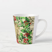 かわいいフェスティバルヴィンテージエンジェルチェルーブホリークリスマス カフェラテマグ (右)