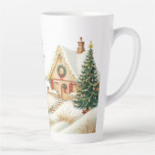 かわいいフェスティバルヴィンテージ伝統的クリスマス カフェラテマグ (右)