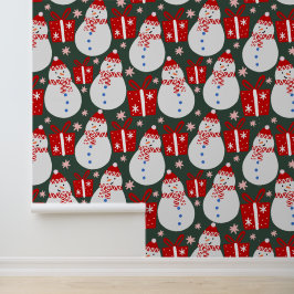 かわいいフェスティバル雪だるまクリスマスホリデーギフト 壁紙