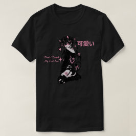 かわいいフェムボーイキャットボーイアニメ | かわいいパステルカラー Tシャツ