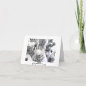 かわいいフェリズナビダードホーススペインのクリスマス シーズンカード (裏面)