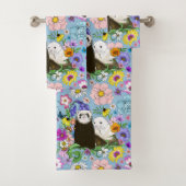 かわいいフェレットフローラ バスタオルセット (インサイチュ)