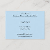 かわいいフェレットフローラ 名刺 (裏面)