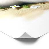 かわいいフェレット絵を描の3D水彩画 ポスター (角)