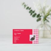 かわいいフェレット 名刺 (スタンド正面)