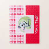 かわいいフェンシング ジグソーパズル (縦)