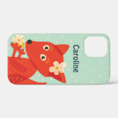 かわいいフォックスガール名ケースメイトiPhoneケース Case-Mate iPhoneケース (裏面 (横))
