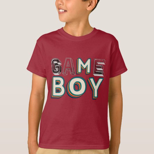 かわいいフォント グラフィックス キッズ Tシャツ (正面)