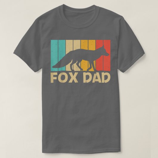 かわいいフォーパパ父Fennec恋人の北極前 Tシャツ (デザイン正面)
