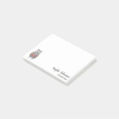 かわいいフクロウあなたの情報を追加 ポストイット (アングル)