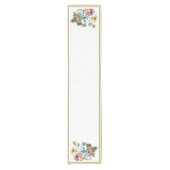 かわいいフクロウと秋カボチャ ショートテーブルランナー (正面)